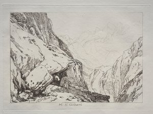 Liber Studiorum : Mt. St. Gothard - Joseph Mallord William Turner