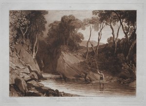 Liber Studiorum : Près de Blain Athol, Écosse - Joseph Mallord William Turner