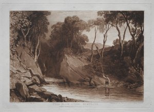 Liber Studiorum : Près de Blain Athol, Écosse - Joseph Mallord William Turner
