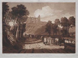 Liber Studiorum : Colline de Sainte-Catherine, près de Guilford - Joseph Mallord William Turner