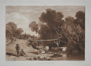 Liber Studiorum : Le Pont et les Vaches