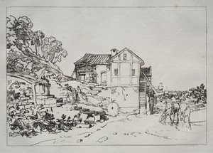 Liber Studiorum : Moulin à eau - Joseph Mallord William Turner