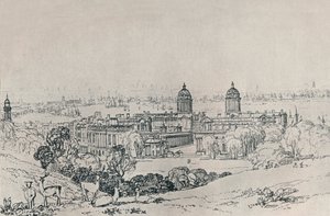 Londres depuis Greenwich Park, c1809 - Joseph Mallord William Turner