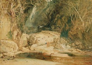 Dell solitaire, Wharfedale, c.1818 - Joseph Mallord William Turner