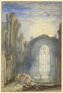 Abbaye de Melrose - Joseph Mallord William Turner
