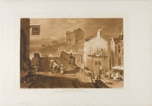 Morpeth, planche 21 de Liber Studiorum - Joseph Mallord William Turner
