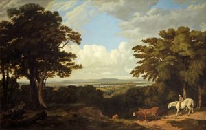 Newnham-on-Severn, Gloucestershire, depuis Dean Hill - Joseph Mallord William Turner