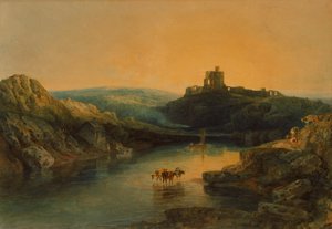 Château de Norham : Matin, vers 1797 - Joseph Mallord William Turner