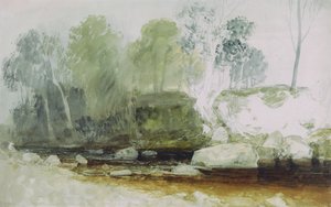 Sur le Washburn : Une étude, c.1815