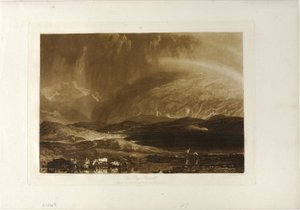 Tourbière, Écosse, planche 45 de Liber Studiorum - Joseph Mallord William Turner