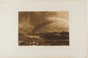 Tourbière, Écosse, planche 45 de Liber Studiorum - Joseph Mallord William Turner
