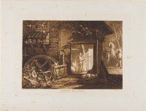 Moulin de Pembury, Kent, planche 12 de Liber Studiorum - Joseph Mallord William Turner