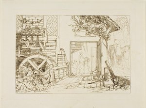 Pembury Mill, Kent, planche 12 de Liber Studiorum - Joseph Mallord William Turner