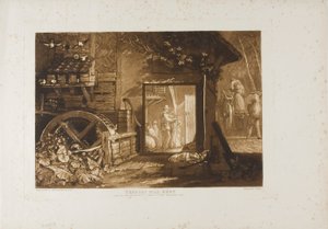 Moulin de Pembury, Kent, planche 12 de Liber Studiorum - Joseph Mallord William Turner