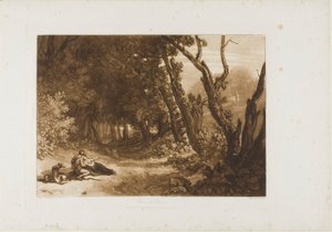 Procris et Céphale, planche 41 de Liber Studiorum - Joseph Mallord William Turner