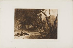 Procris et Céphale, planche 41 de Liber Studiorum - Joseph Mallord William Turner