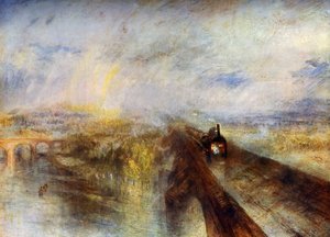 Pluie, vapeur et vitesse - le Great Western Railway, vers 1844, 1912 - Joseph Mallord William Turner