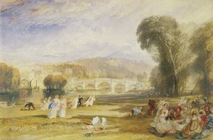 Richmond Hill et le pont, Surrey, vers 1831 - Joseph Mallord William Turner