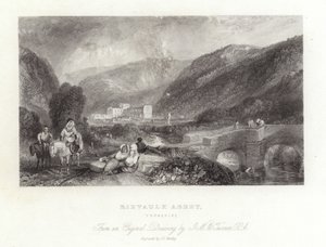 Abbaye de Rievaulx dans le Yorkshire - Joseph Mallord William Turner