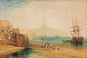 Scarborough, matin, garçons attrapant des crabes, vers 1810 - Joseph Mallord William Turner