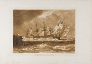 Navires dans une brise, planche 10 de Liber Studiorum - Joseph Mallord William Turner