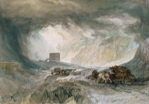 Tempête de neige, Mont Cenis - Joseph Mallord William Turner