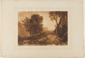 Solitude, planche 53 de Liber Studiorum - Joseph Mallord William Turner
