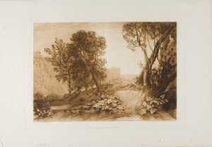 Solitude, planche 53 de Liber Studiorum - Joseph Mallord William Turner