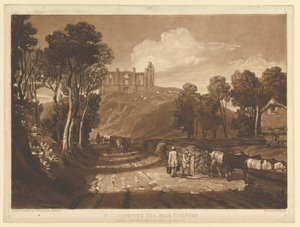Colline de Sainte-Catherine près de Guilford, Liber Studiorum, partie VII, planche 33, juin 1811 - Joseph Mallord William Turner