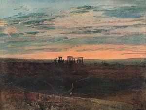 Stonehenge : Coucher de soleil, 1909