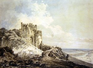 La tour du connétable, château de Douvres, vers 1793 - Joseph Mallord William Turner
