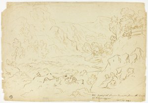 La chute de la rivière Tumble (recto); Vue de Fastraly (verso)
