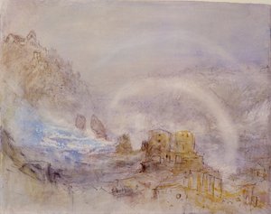 Les chutes du Rhin à Schaffhausen - Joseph Mallord William Turner