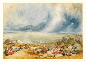 Le champ de Waterloo - Joseph Mallord William Turner