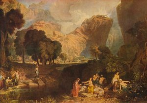 La déesse de la discorde choisissant la pomme de discorde dans le jardin des Hespérides, 1806 - Joseph Mallord William Turner