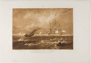 Le Leader Sea Piece, planche 20 de Liber Studiorum - Joseph Mallord William Turner