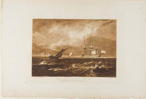 Le Leader Sea Piece, planche 20 de Liber Studiorum - Joseph Mallord William Turner
