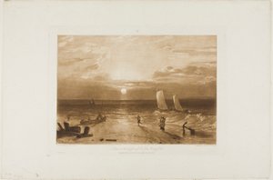 La mer de Mildmay, planche 40 de Liber Studiorum - Joseph Mallord William Turner