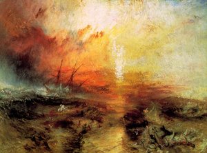 Le Navire Esclave Jetant par-dessus bord les Morts et les Mourants, Typhon Approchant, 1840