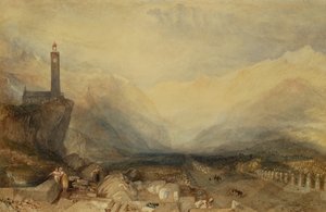 Le col du Splügen - Joseph Mallord William Turner