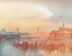 Venise : La Salute depuis S. Giorgio Maggiore, 1909 - Joseph Mallord William Turner