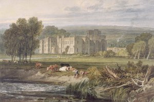 Vue de Hampton Court, Herefordshire, depuis le sud-est - Joseph Mallord William Turner
