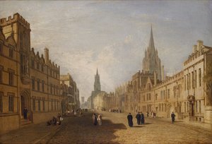 Vue de la High Street, Oxford - Joseph Mallord William Turner