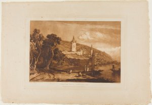 Ville de Thoune, planche 59 de Liber Studiorum - Joseph Mallord William Turner