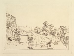 Cueilleurs de cresson, Liber Studiorum, partie XIII, 1819 - Joseph Mallord William Turner
