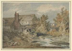 Moulin à eau près d