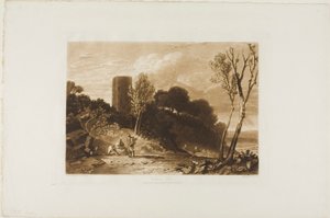 Winchelsea, Sussex, planche 42 de Liber Studiorum - Joseph Mallord William Turner