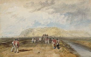 Winchelsea depuis la route de Rye - Joseph Mallord William Turner