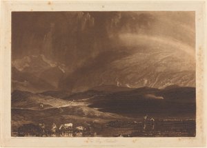 Tourbière, Écosse - Joseph Mallord William Turner and George Clint