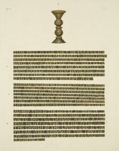 Pilier en bronze (Nails) n° 2, avec inscriptions des n° 2, 3 et 4 - Joseph Manning